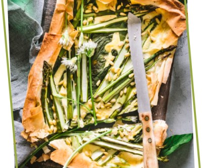 Spargel-Bärlauch-Tarte